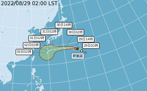 輕颱軒嵐諾西行不確定性增 雙北宜花東高溫拉警報