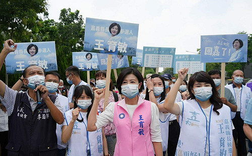 國民黨嘉義縣長參選人王育敏今登記 對翁章梁下辯論戰帖