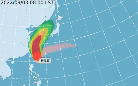 軒嵐諾襲台！氣象局：4縣市山區降雨可達450毫米