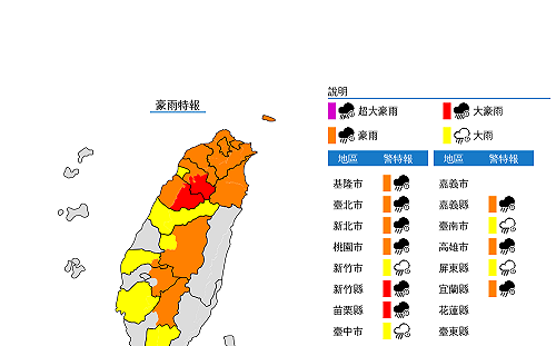 快訊》軒嵐諾颱風今將解除海陸警報！氣象局：全台15縣市將迎豪大雨