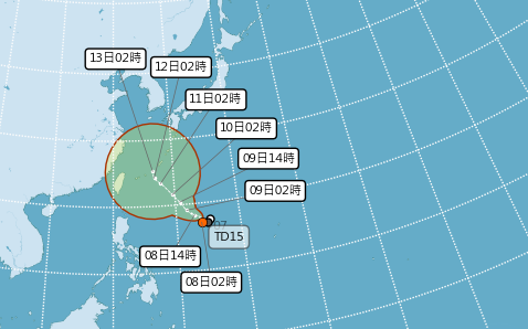 中秋連假前熱帶低壓威脅增 台東高溫高屏大雨來襲