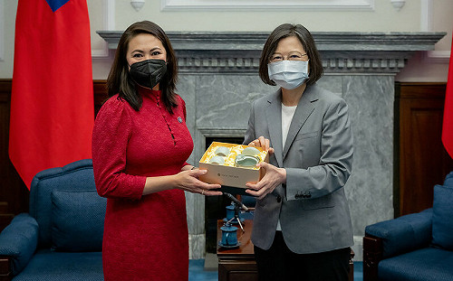 接見美國國會最大訪團 總統：與民主夥伴共同維護區域和平及穩定