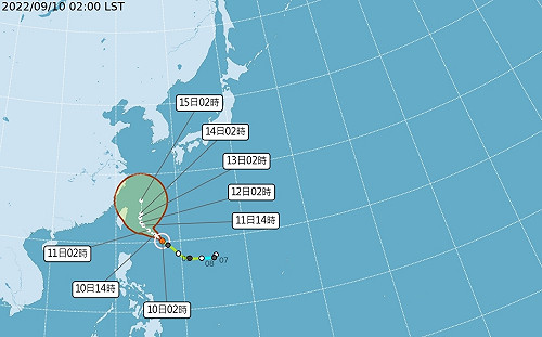 「梅花」恐增強為中颱 今晚起北台降雨增