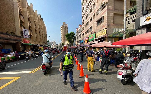 高雄三民區鼎新路可燃氣體超標 警消急疏散民眾