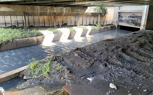 新北蘆洲萬福廣場下方水閘門即日起至9/21止 全天候開啟排水