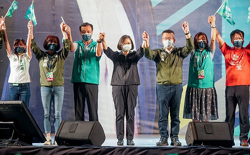 出席蔡其昌首場造勢晚會 蔡英文：以急行軍讓台中回到進步軌道