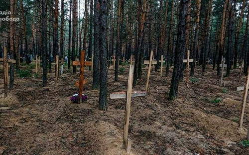 烏克蘭稱伊久姆挖出447具遺體 30具似曾受酷刑