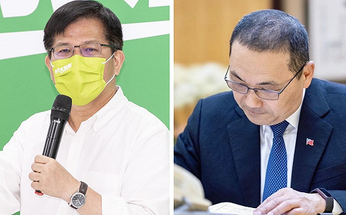 林佳龍高呼「貨出去人進來新北發大財」遭批抄襲 侯友宜這樣回應