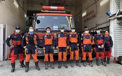 花蓮玉里傳房屋倒塌 新北快搜先遣小組急奔馳援