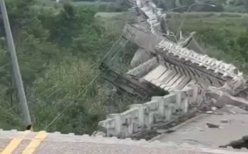 6.8強震花蓮重大災情統計 2橋梁斷裂 多處房屋倒塌、路面坍方變形