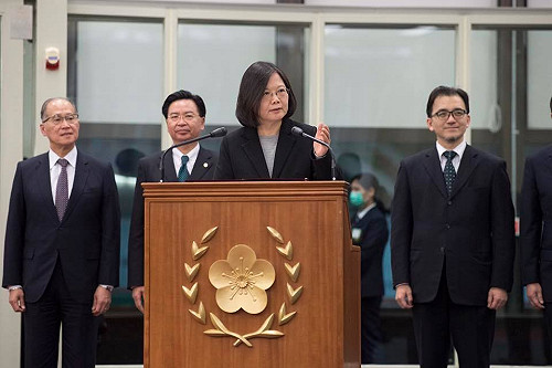 小英向川普政府喊話 共尋振興經濟新合作模式