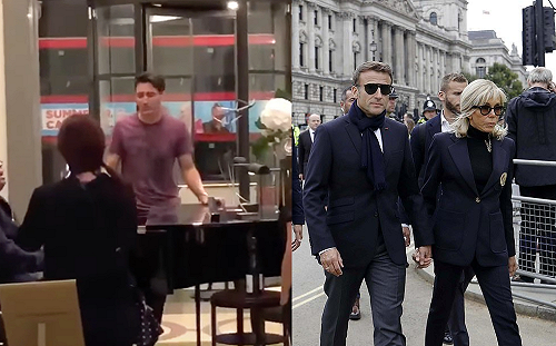 參加女王葬禮失禮了？馬克宏穿慢跑鞋逛街 杜魯道高歌波西米亞狂想曲