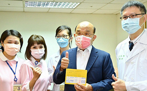 1個月前接種第4劑疫苗 蘇貞昌下午確診、至少居家隔離7日