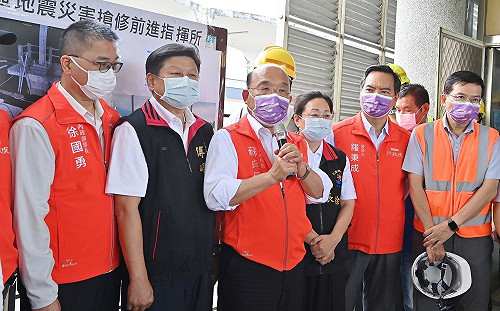 蘇揆：全力善盡震災後復原重建 讓災民早日恢復正常生活