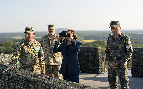 賀錦麗訪韓DMZ爆口誤 稱：美與「北韓」擁有非常堅強的同盟關係