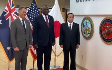 因應中國野心 美澳日防長矢言加強軍事合作