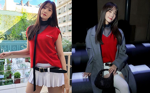 潤娥曬「絕對領域」！逆齡瀏海引全網暴動