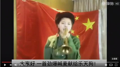 中國網紅拍片反韓 背景樂放K-POP遭批無知