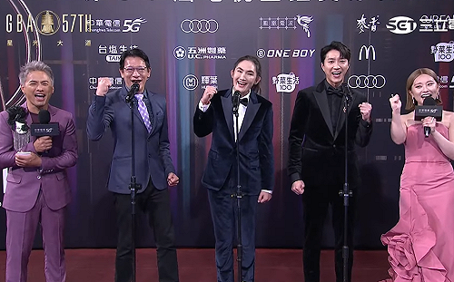 金鐘57》錢薇娟、江宏傑西裝走紅毯！徐展元大喊：好想拿金鐘