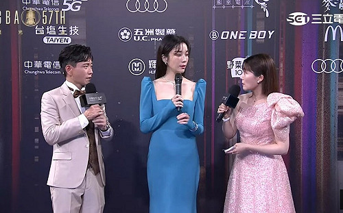 金鐘57》蔡淑臻寶藍禮服飄仙氣！網查「真實年齡」驚呼：不敢相信