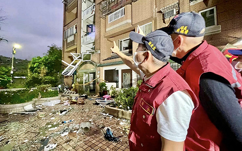 三峽氣爆5傷 侯友宜要求緊急安置受波及12戶