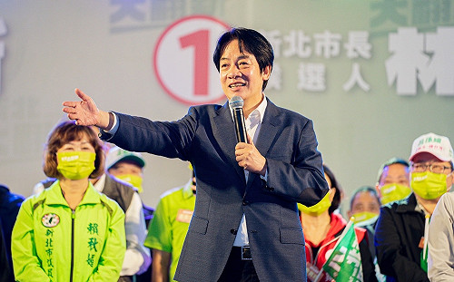 六度赴新北加持林佳龍  賴清德大讚：有愛心、有理想、能解決問題的好人才