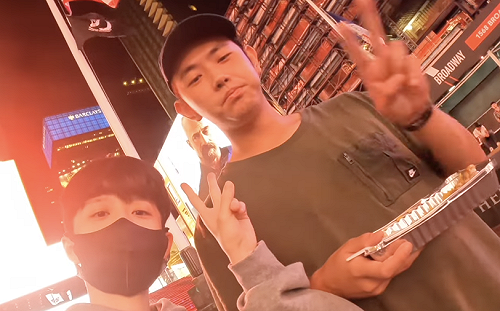 HOOK紐約行遭放鳥！凌晨灌酒嗨逛時代廣場