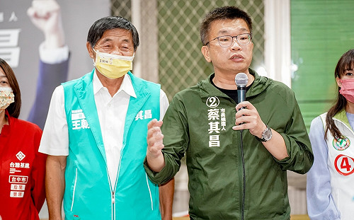 市議員選票多人搶 王朝坤重申：市長支持會做事的蔡其昌