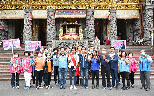 走訪茄萣阿蓮湖內  柯志恩爭取在地鄉親支持