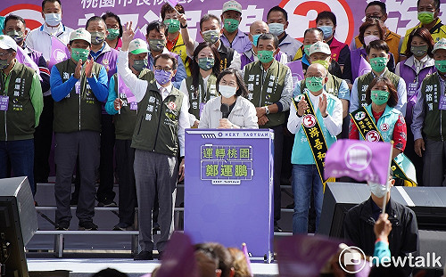 六度到桃園力挺鄭運鵬 蔡英文：桃園進步不回頭的關鍵時刻