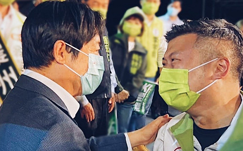 副總統賴清德錄音挺小英子弟兵「張志豪是新北中和的代言人」