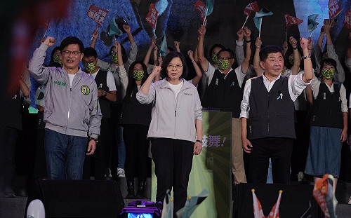 凱道造勢》中共二十大後首場選舉 蔡英文自豪沒讓台灣變香港、武漢