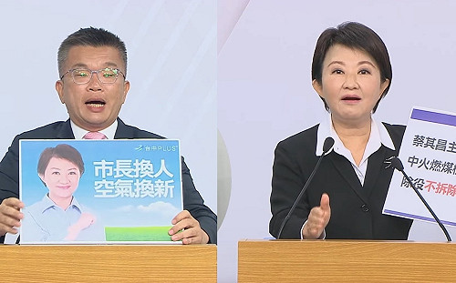 台中市長政見會》蔡其昌猛攻排行倒數 盧秀燕:為何不批評前任?