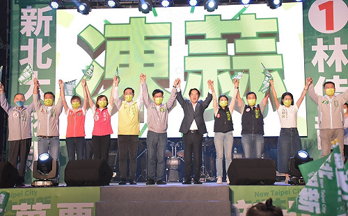 選前黃金週末衝刺 賴清德親臨雙和力挺林佳龍