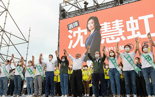 香山造勢湧6千人  蘇貞昌：沈慧虹不是嬌嬌女 做事實在不會偷吃步