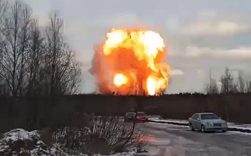 俄羅斯天然氣管道爆炸！火球直衝天際 俄當局 :推測是管道故障