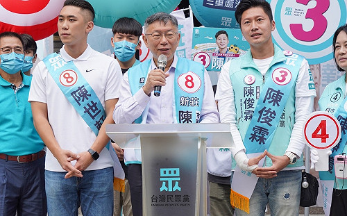 于美人站台黃珊珊喊「搶救王世堅」 柯文哲：一聽就知搞笑橋段 