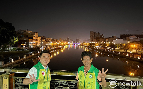 選前之夜不掃街擾民  李啟維邀選民一起浪漫散步遊運河