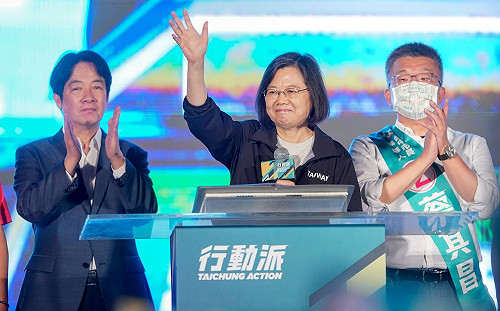 蔡英文加兩位副總統相挺 蔡其昌：有信心最終贏得勝利