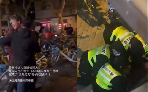 BBC記者採訪上海示威期間被暴力拘捕!理由竟是「怕他感染新冠」