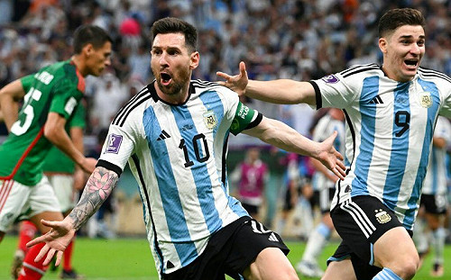 世足／阿根廷贏球慶祝！梅西一舉動惹惱墨西哥拳王