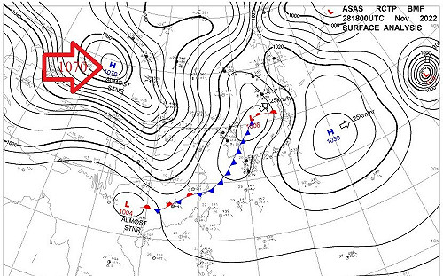 入冬第一波冷空氣明日報到！鄭明典曝此高壓「非常強」 網嗨：冬天終於來了