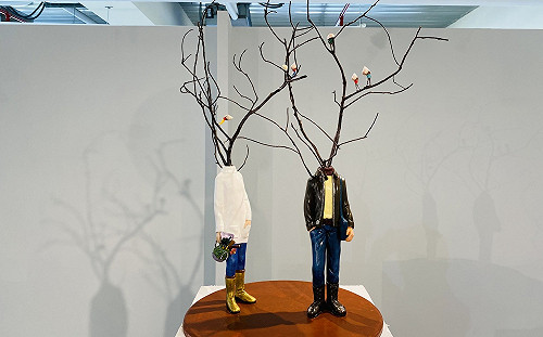 新北淡古駐村藝術家超狂　巨型刺繡細緻又霸氣 