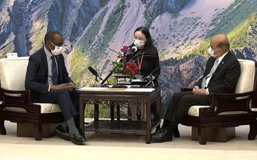 聖露西亞總理皮耶訪團到政院 蘇揆：感謝該國多次為台發聲