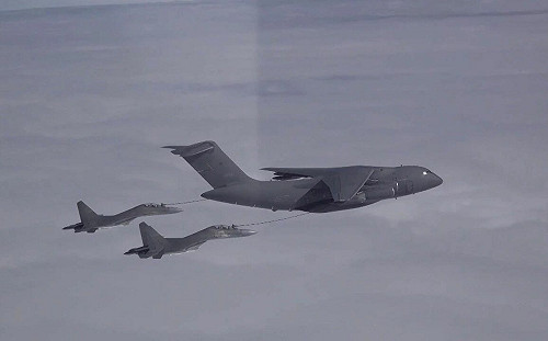 (影) 殲16同框Tu95轟炸機！ 中、俄聯航闖韓防空識別區 還稱不針對他國