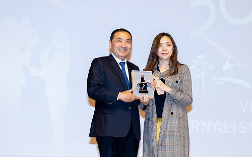 侯友宜感謝新聞媒體反映社會問題促進國家進步