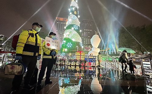 新北市歡樂巨星耶誕演唱會  救護速度效率再升級