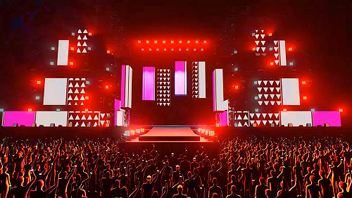 (影)2023高雄跨年雙面舞台揭秘  前後都是搖滾區