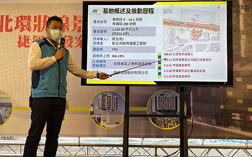 新北捷運景平站開發大樓開工祈福