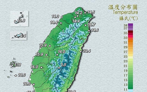 越來越冷!首波大陸冷氣團今早報到  網哀號:濕冷真的超煩